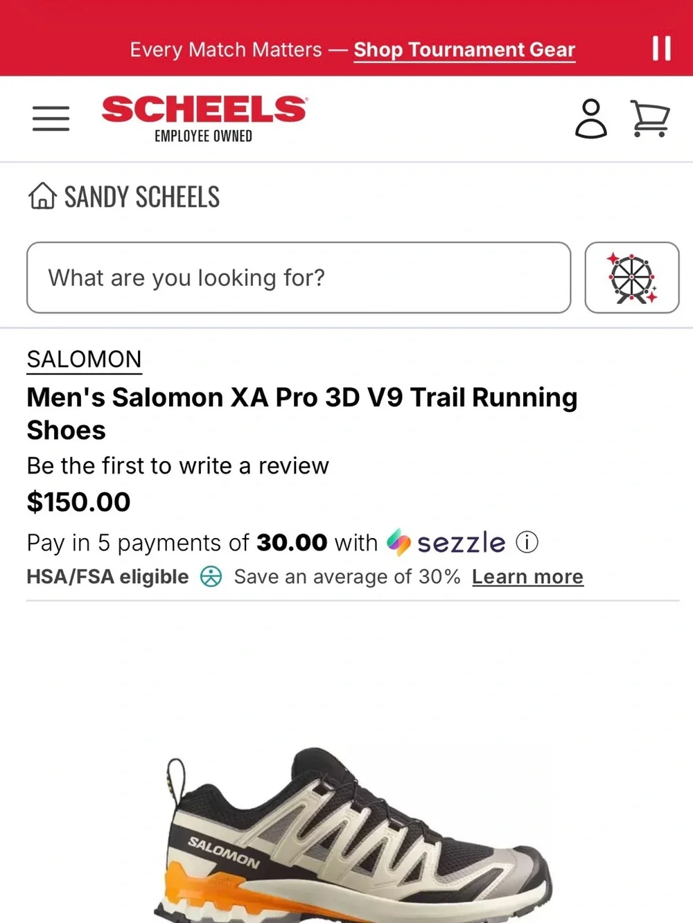 Salomon worn one